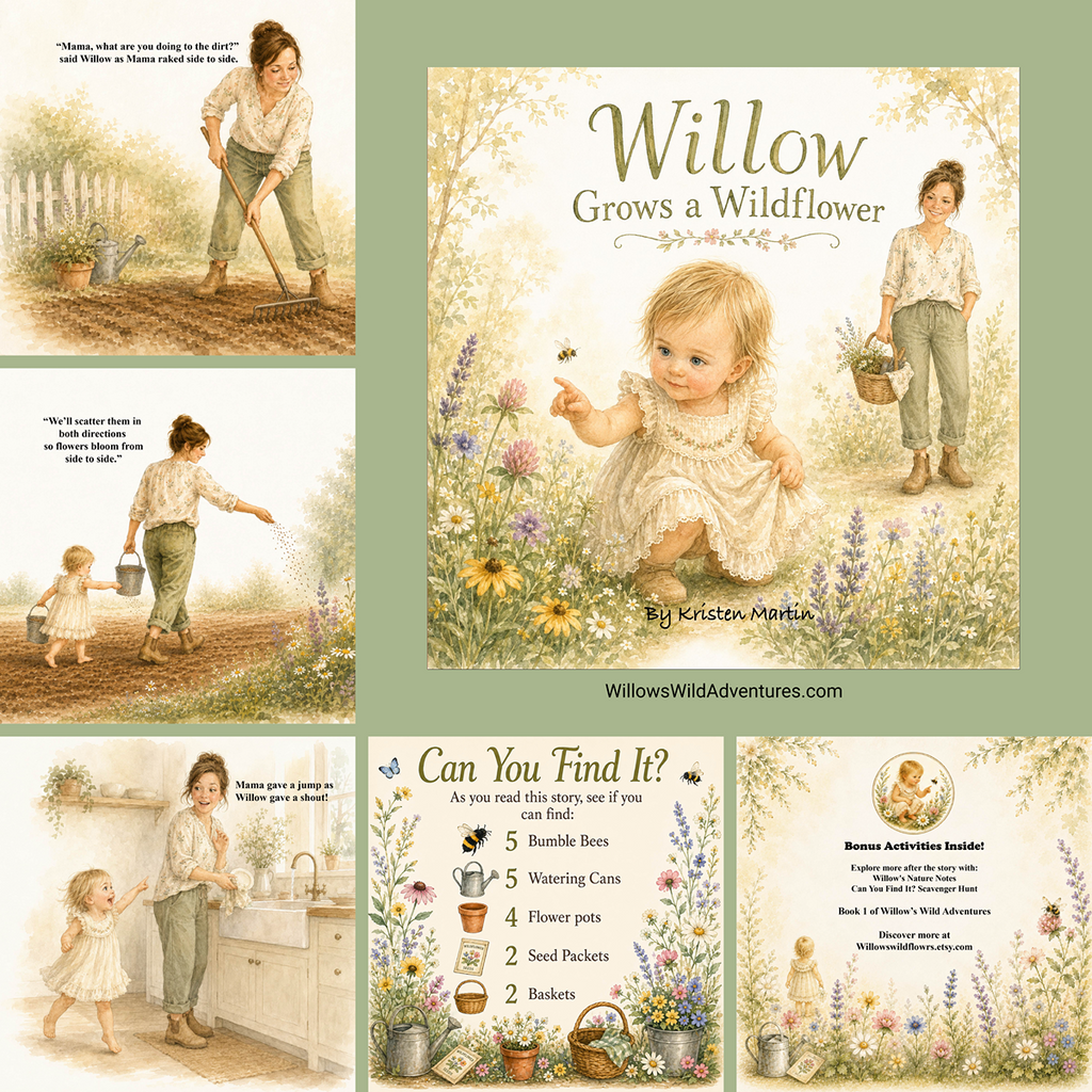 Willow Grows a Wildflower Book
