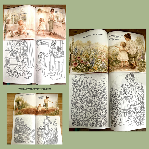 Color It Your Way : Willow Grows a Wildflower Coloring Book