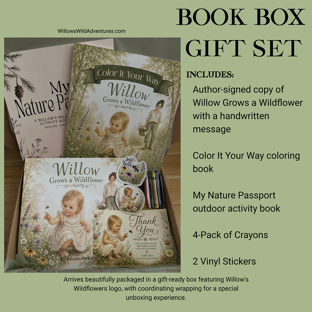 Book Box Gift Set: Willow Grows a Wildflower
