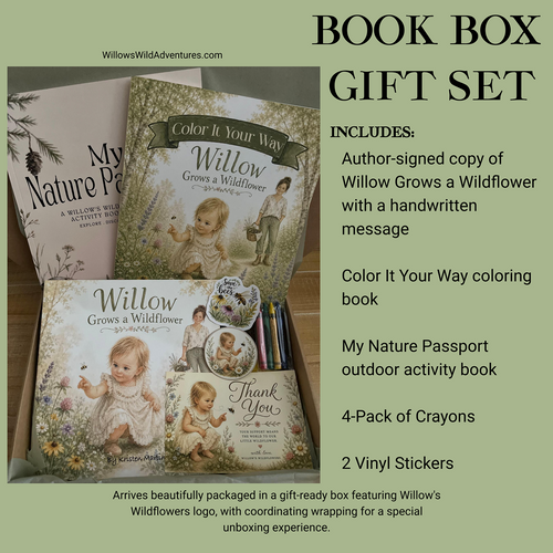 Book Box Gift Set: Willow Grows a Wildflower