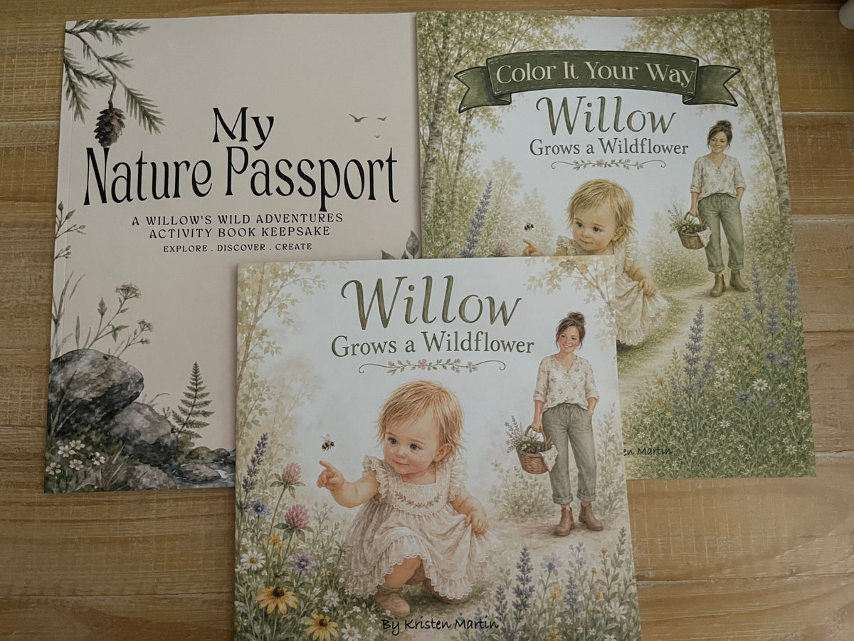 Book Box Gift Set: Willow Grows a Wildflower